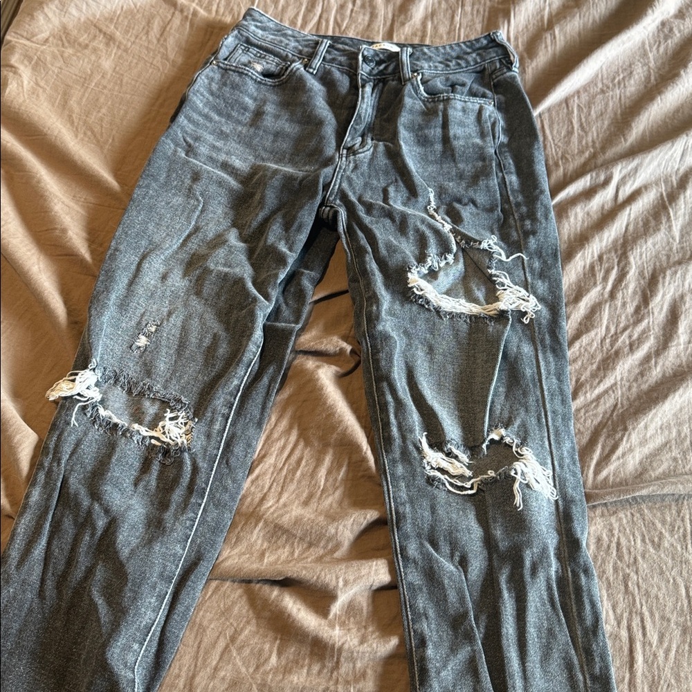 Pacsun Distressed Gray Jeans